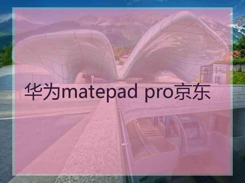 华为matepad pro京东