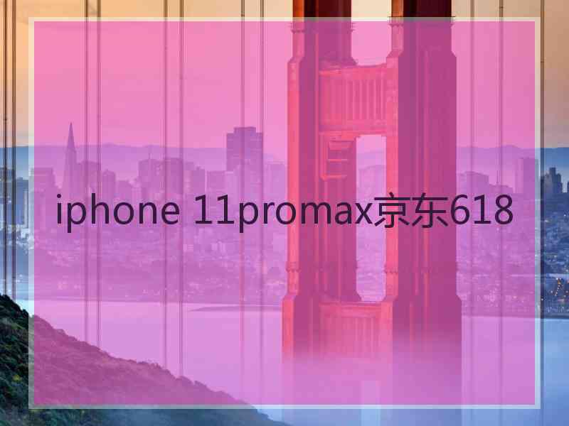 iphone 11promax京东618