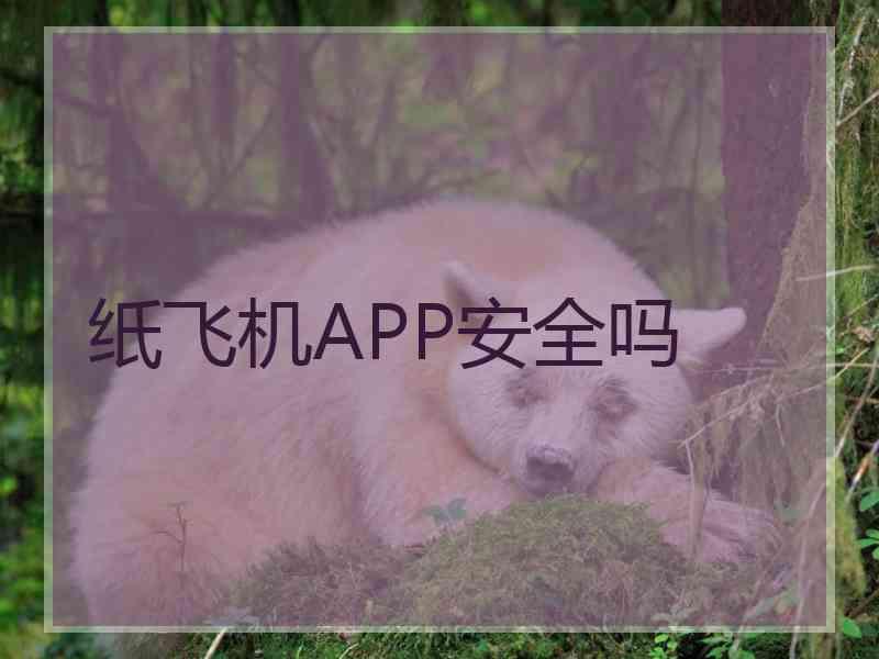 纸飞机APP安全吗