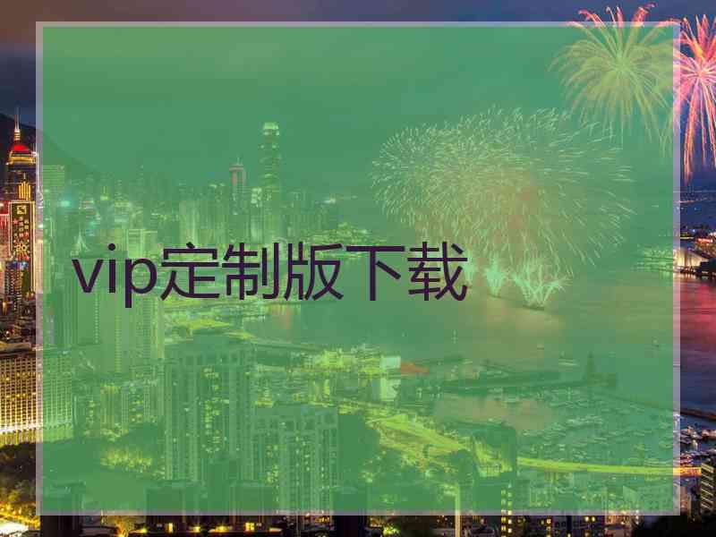 vip定制版下载