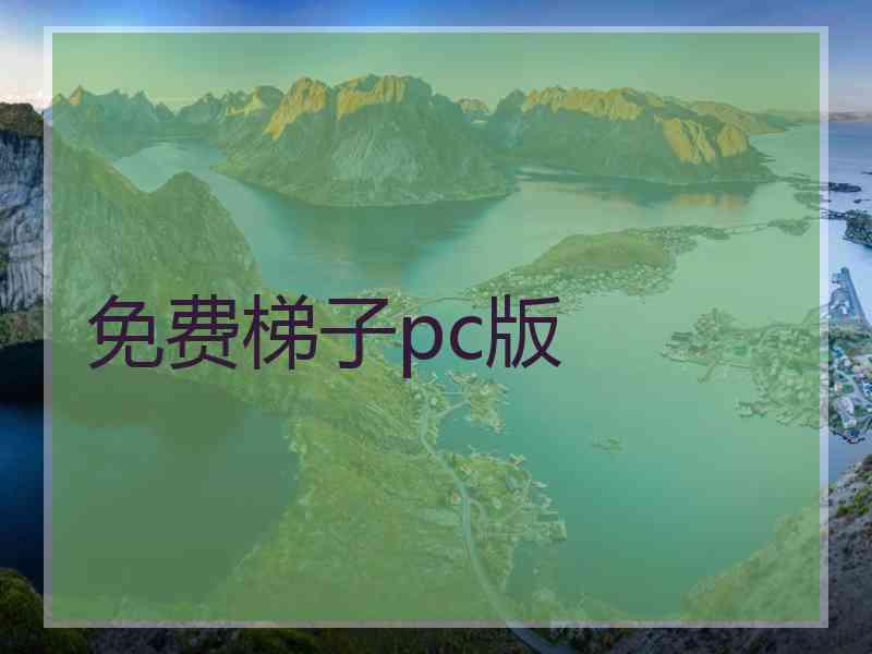 免费梯子pc版