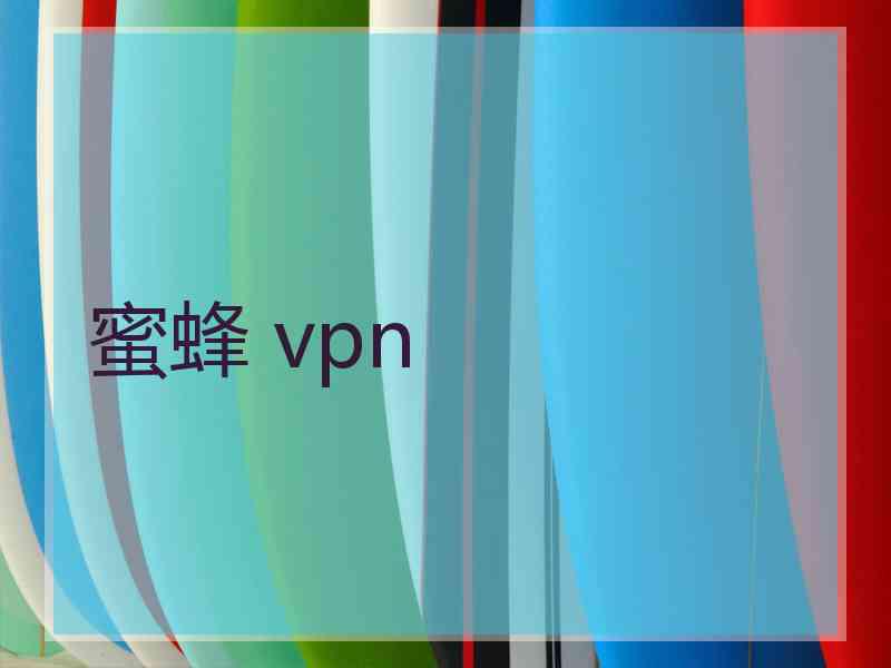 蜜蜂 vpn