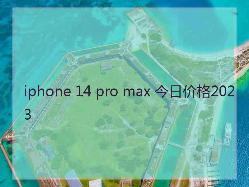 iphone 14 pro max 今日价格2023