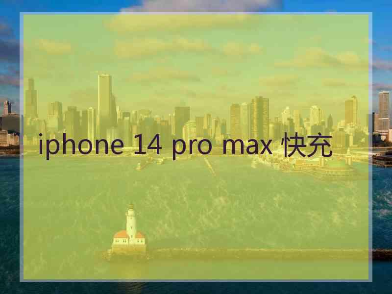 iphone 14 pro max 快充