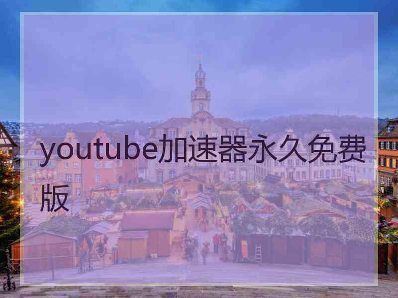 youtube加速器永久免费版