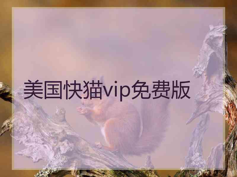 美国快猫vip免费版