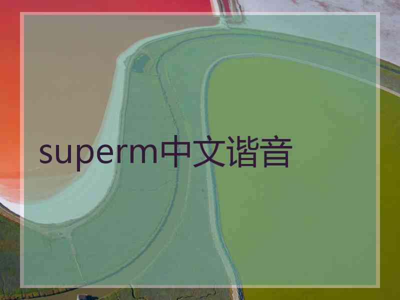 superm中文谐音