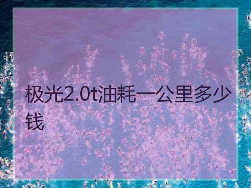 极光2.0t油耗一公里多少钱