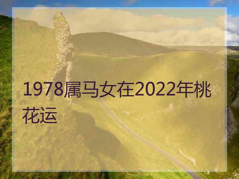 1978属马女在2022年桃花运