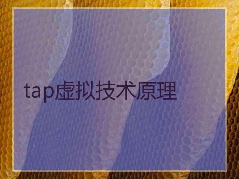 tap虚拟技术原理