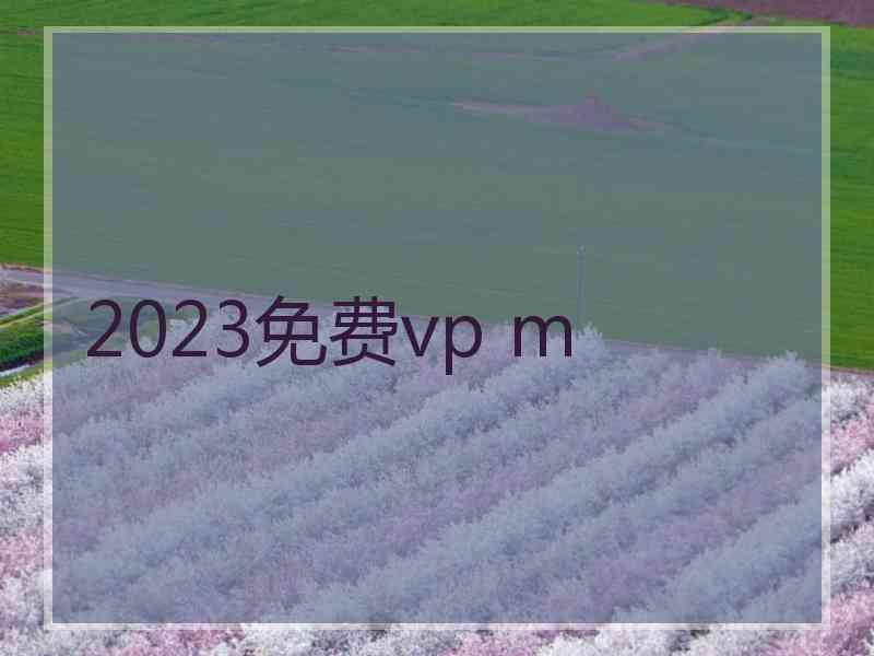 2023免费vp m