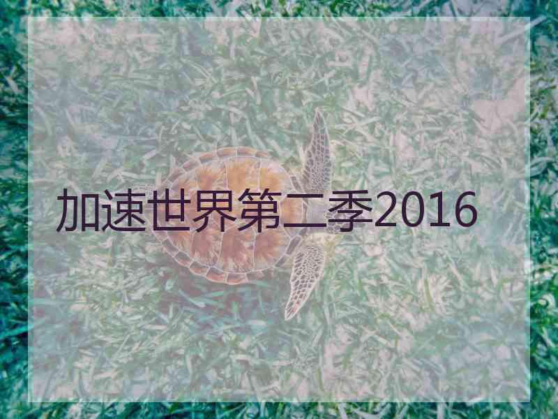 加速世界第二季2016