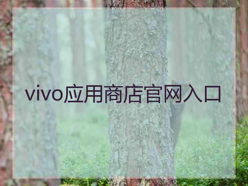 vivo应用商店官网入口