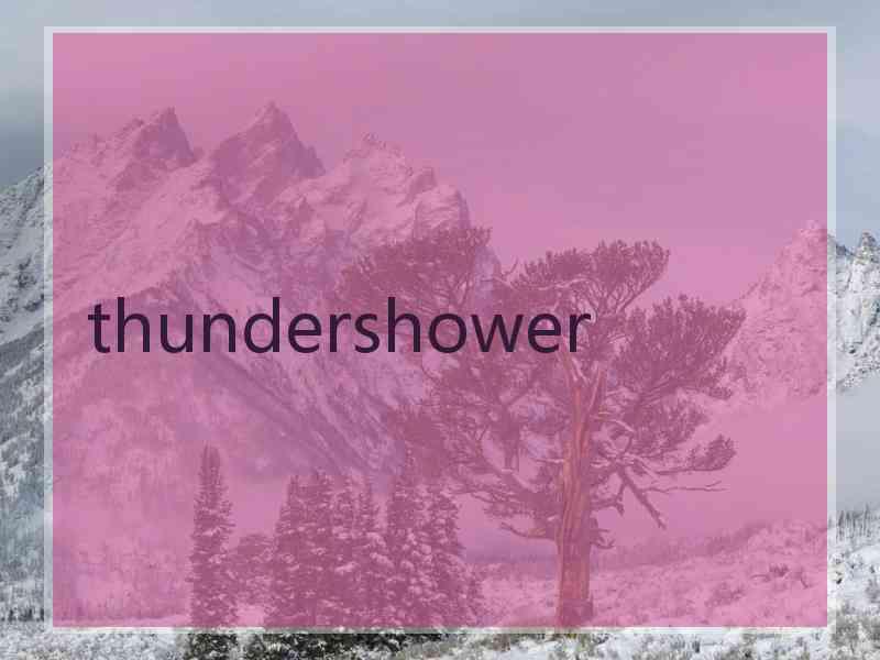 thundershower