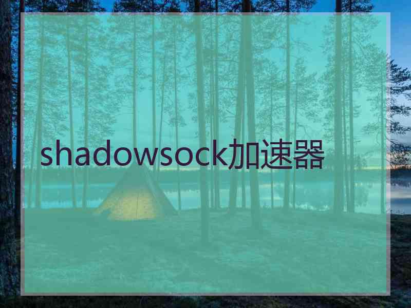 shadowsock加速器