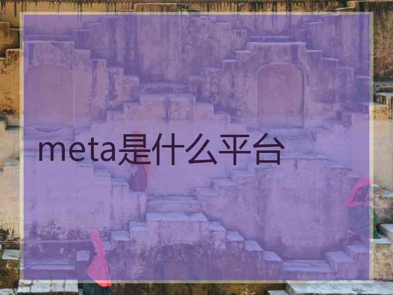 meta是什么平台