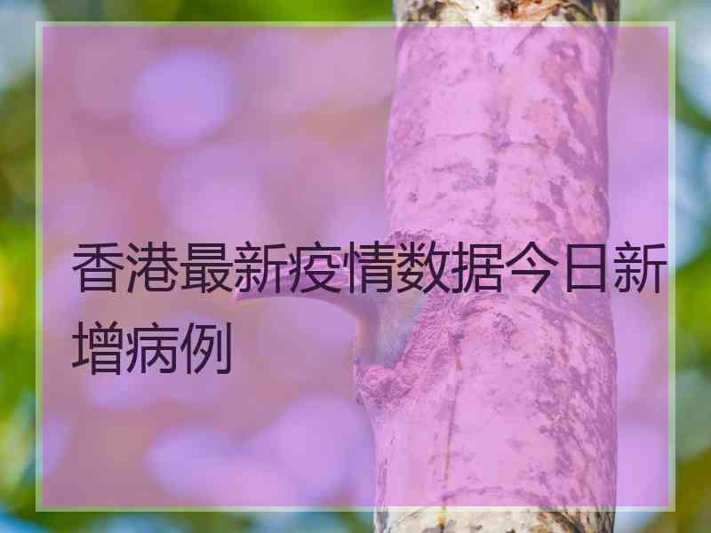 香港最新疫情数据今日新增病例