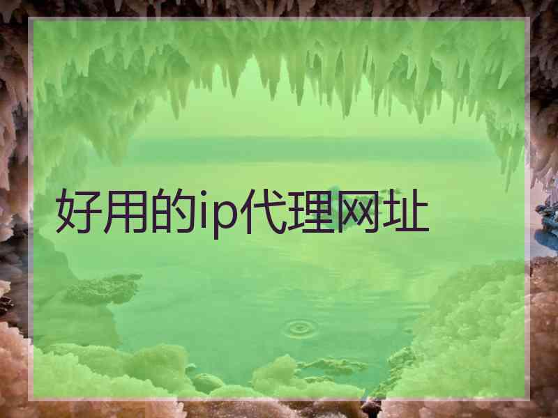 好用的ip代理网址