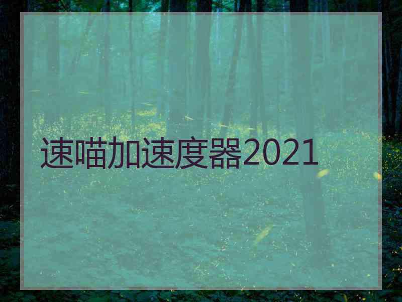 速喵加速度器2021