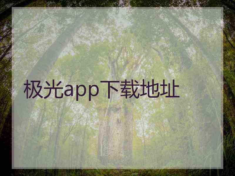 极光app下载地址