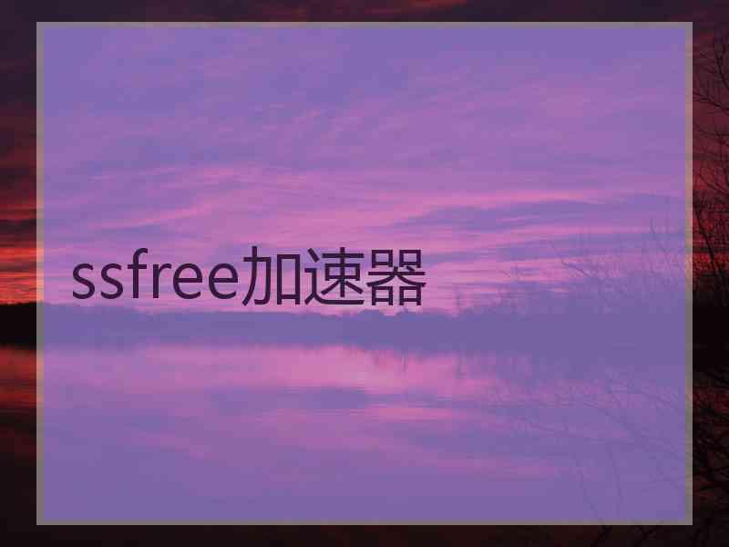 ssfree加速器