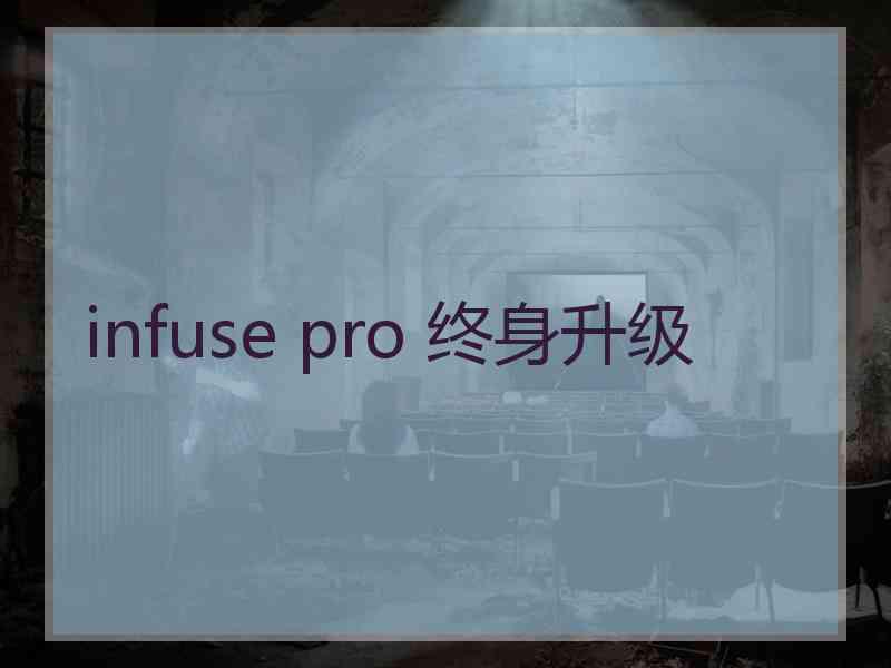 infuse pro 终身升级