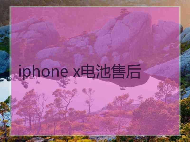 iphone x电池售后