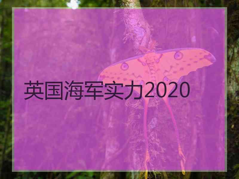 英国海军实力2020