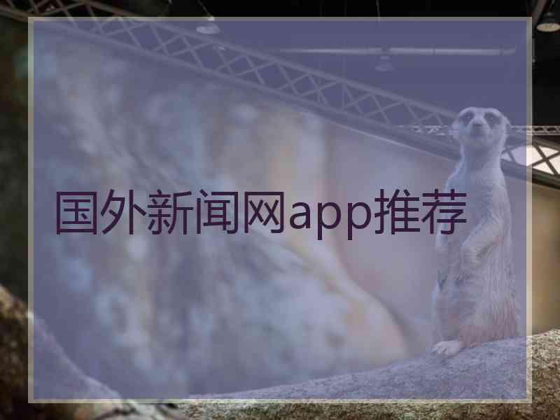 国外新闻网app推荐