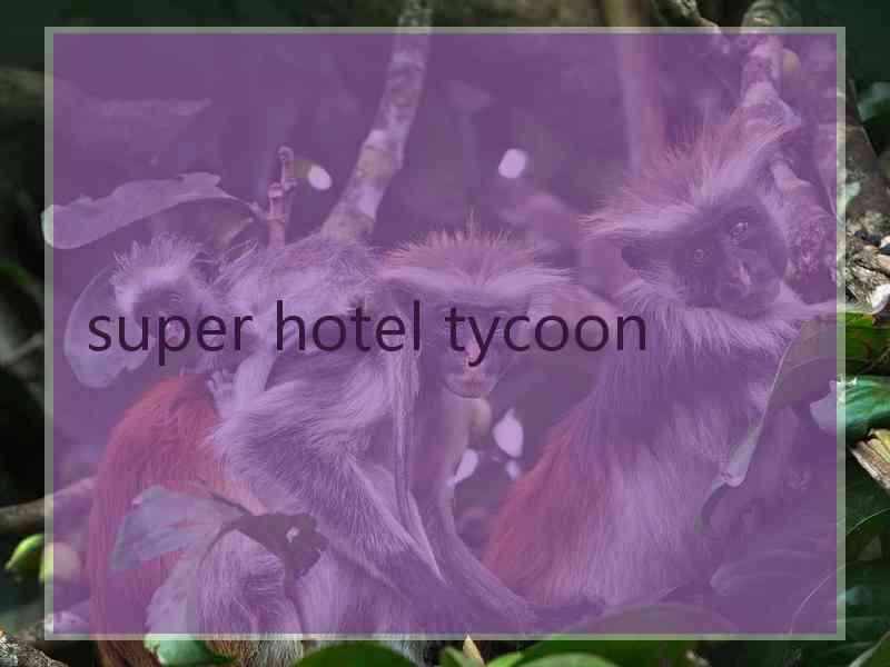 super hotel tycoon