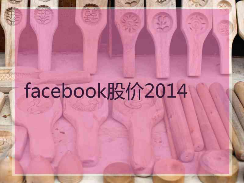 facebook股价2014