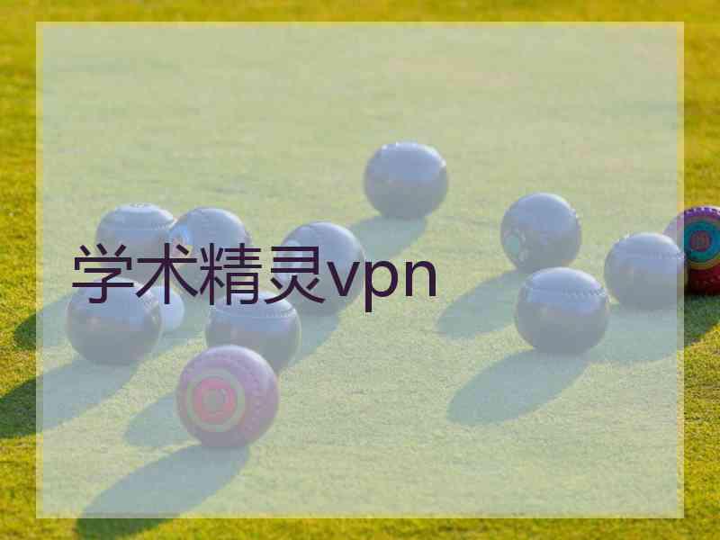 学术精灵vpn