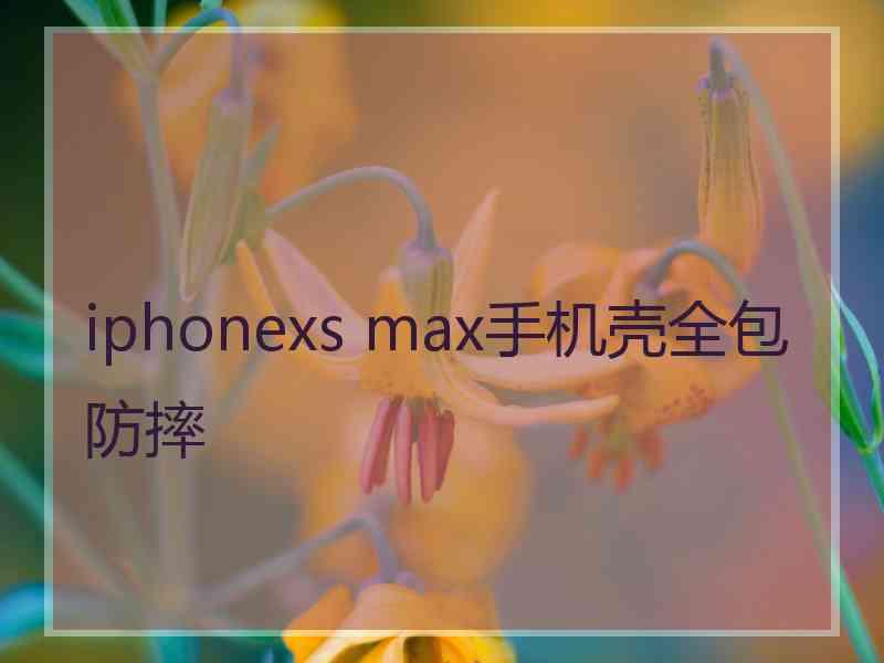 iphonexs max手机壳全包防摔