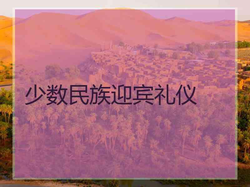 少数民族迎宾礼仪