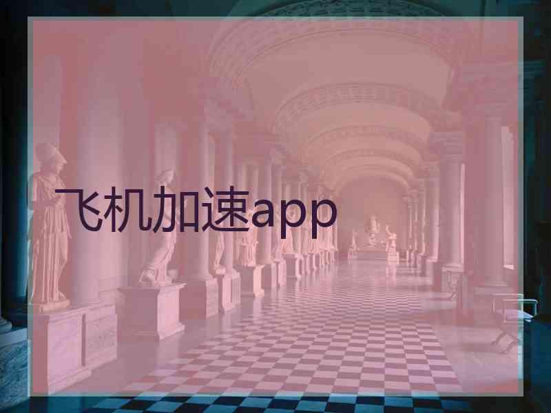 飞机加速app