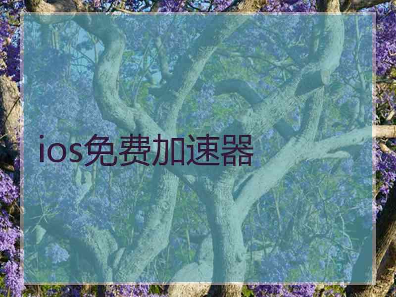 ios免费加速器