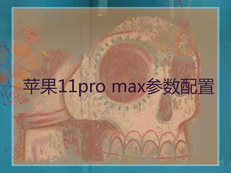 苹果11pro max参数配置