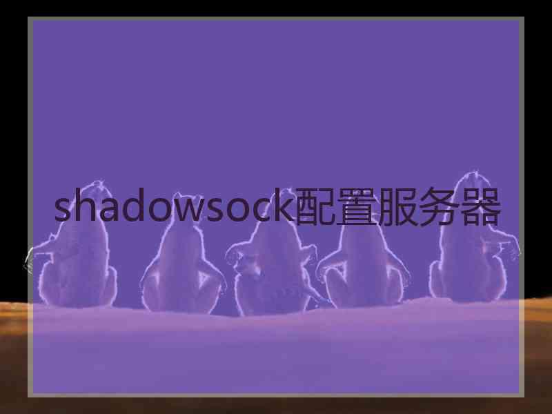 shadowsock配置服务器