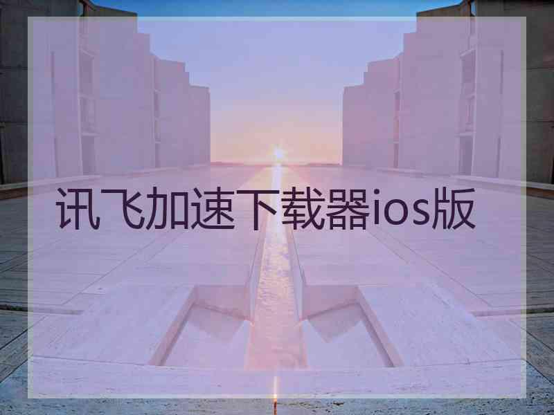 讯飞加速下载器ios版