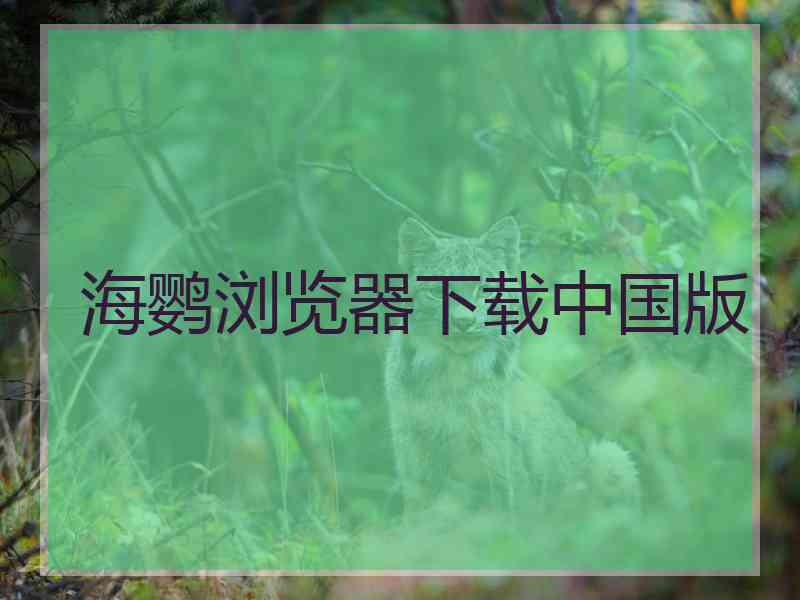 海鹦浏览器下载中国版