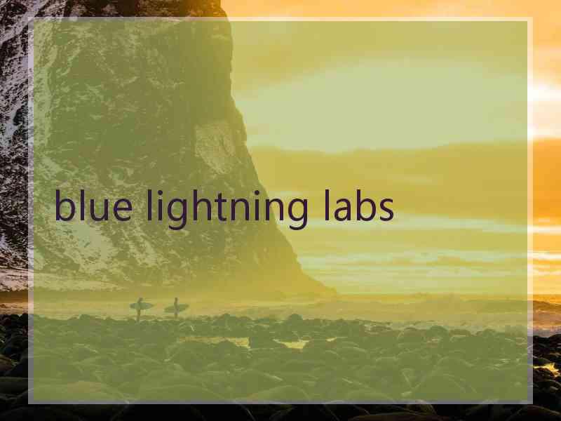 blue lightning labs