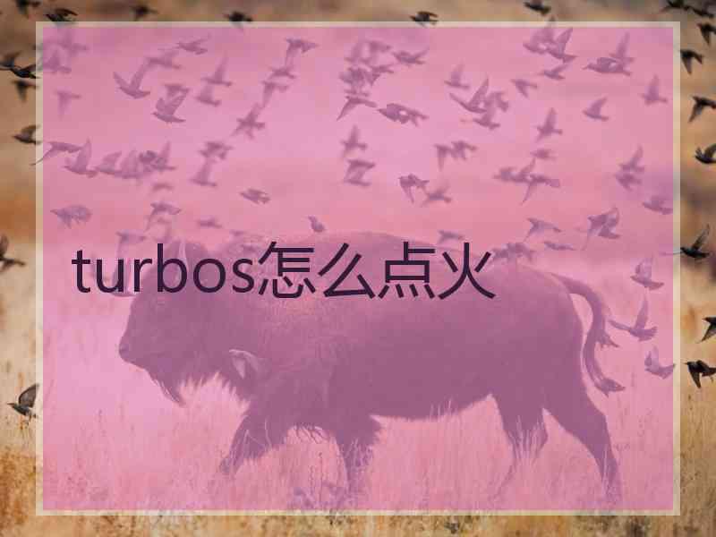 turbos怎么点火