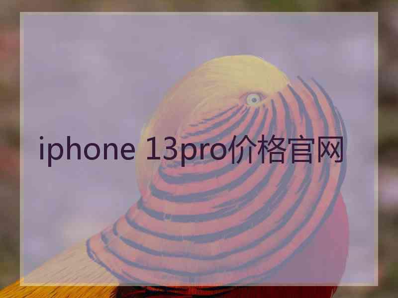 iphone 13pro价格官网