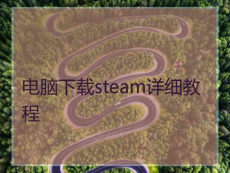 电脑下载steam详细教程