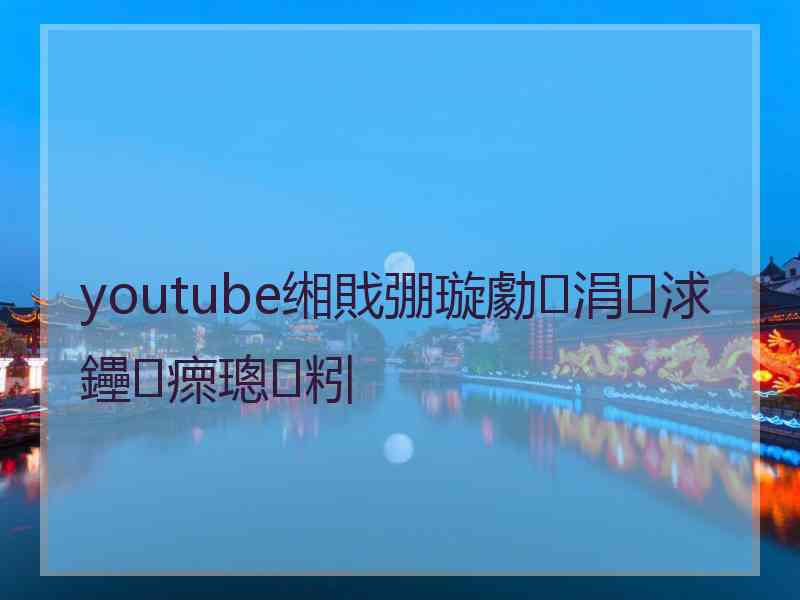 youtube缃戝弸璇勮涓浗鑸瘝璁粌