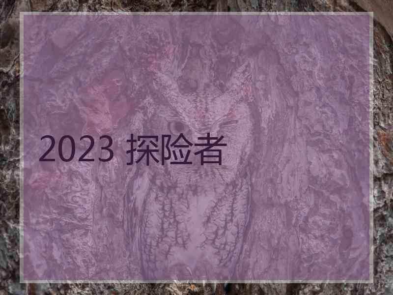 2023 探险者