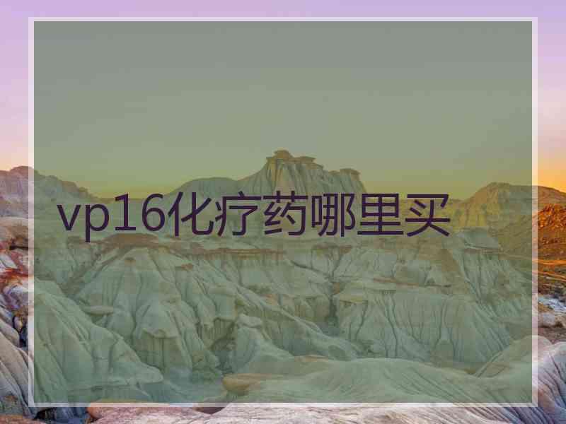 vp16化疗药哪里买