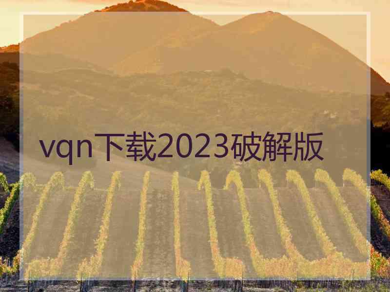 vqn下载2023破解版