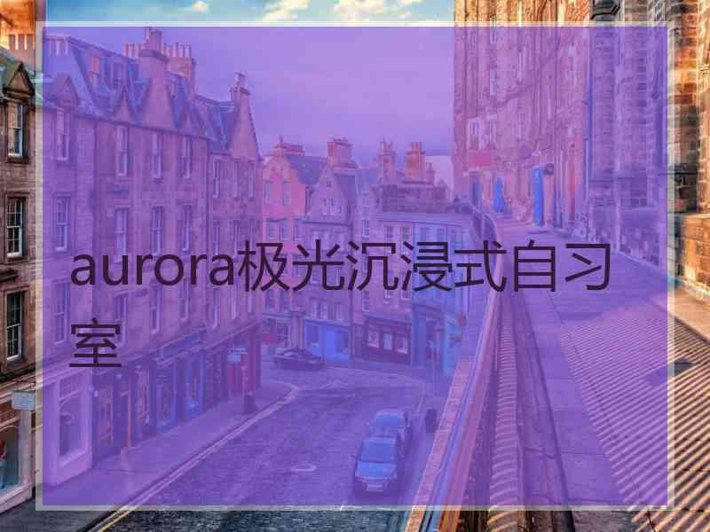 aurora极光沉浸式自习室