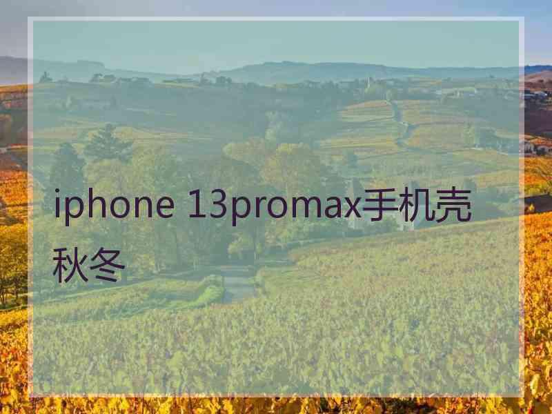 iphone 13promax手机壳秋冬